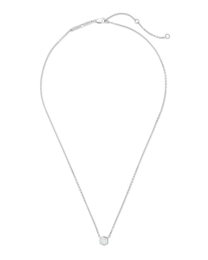 Davie Sterling Silver Pendant Necklace in Rock Crystal image number 1